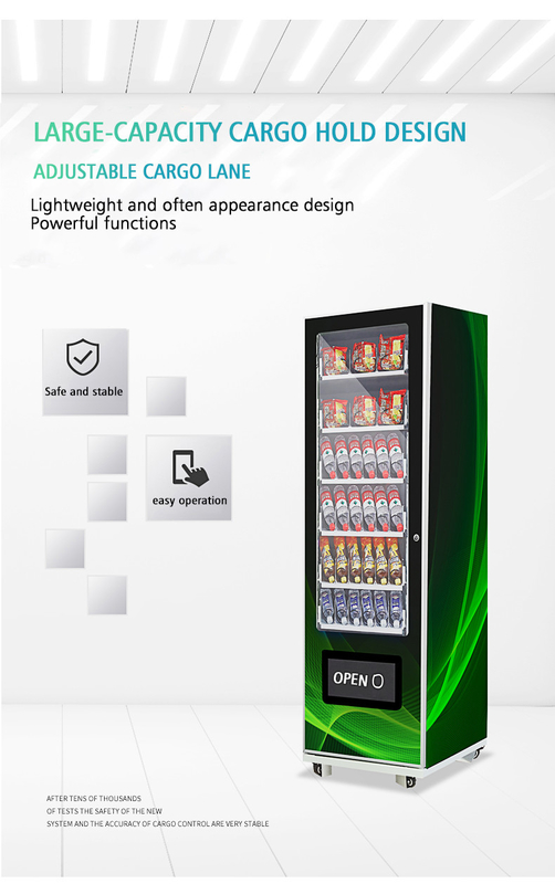 Automatic cold drink healthy food snacks drinks sandwich composite spiral slot